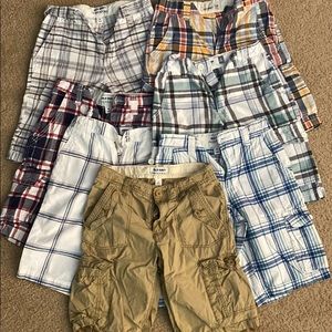 Lot of 7 boys Old Navy shorts